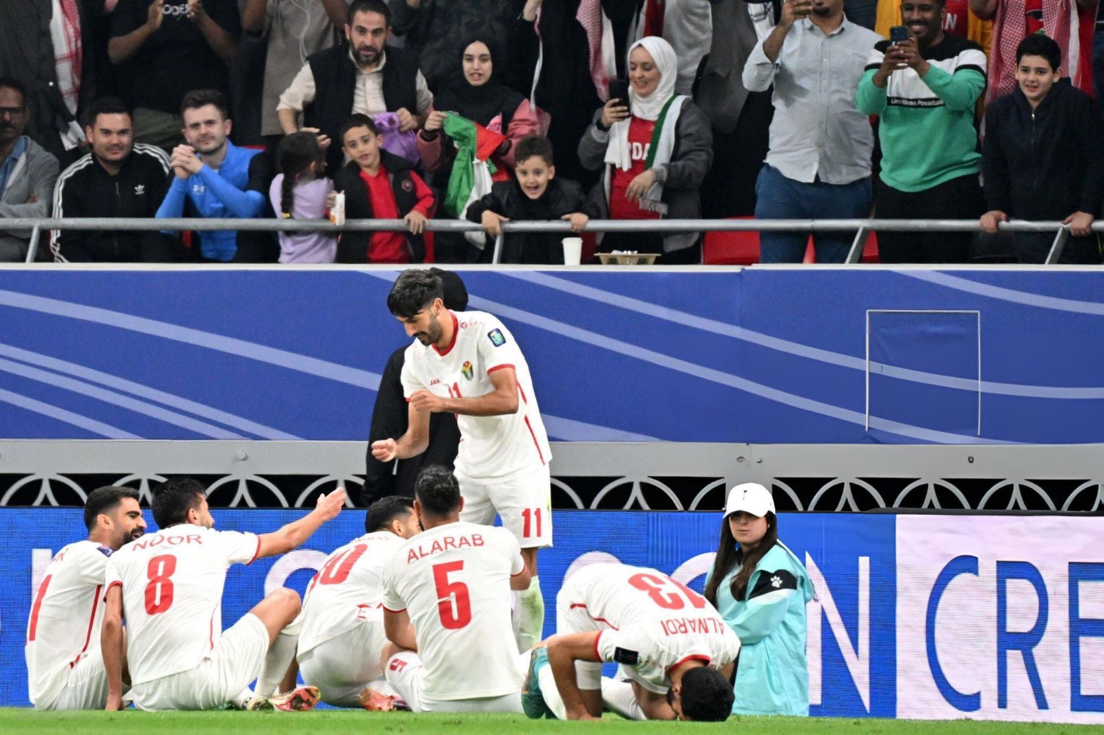 منتخب الأردن يتأهّل إلى المباراة النّهائيّة بعد الفوز في نصف النّهائي على كوريا الجنوبيّة