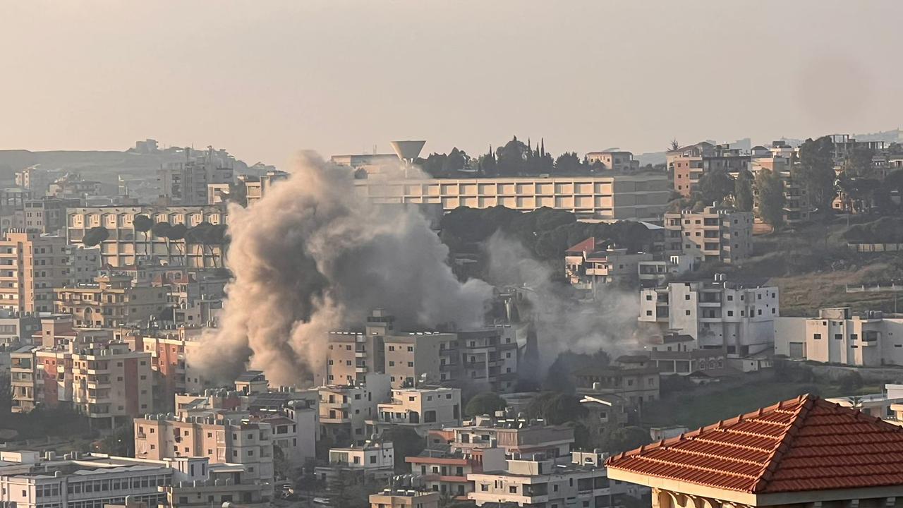 الغارة على منزل في كفرمان جنوبي لبنان